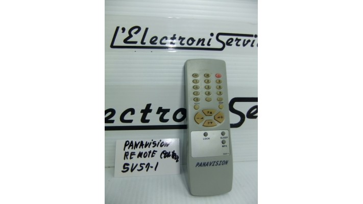 Panavision 5V57-1 tv remote control 